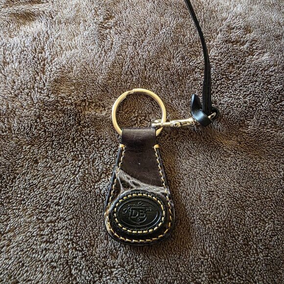 Dooney & Bourke Dillen Croco Embossed Double Pocket Satchel Brown Leather Bag - Picture 7 of 16